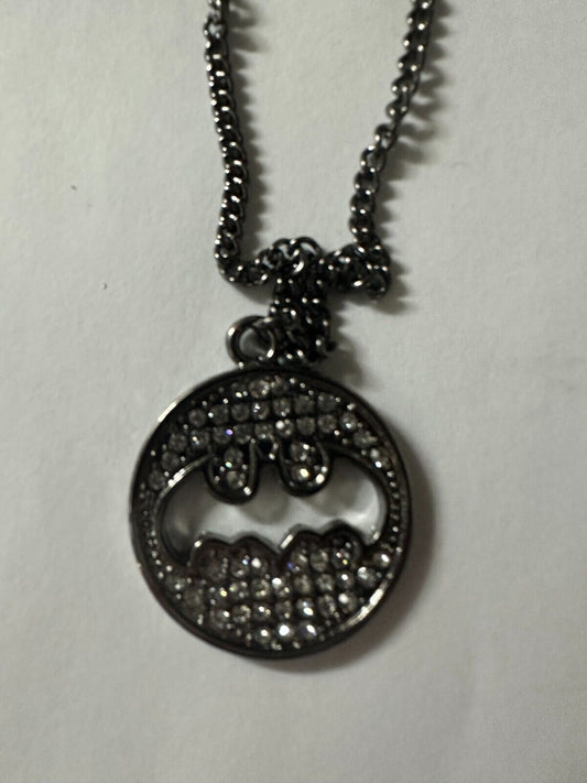 (LUP) Batman Black Jewel Necklace
