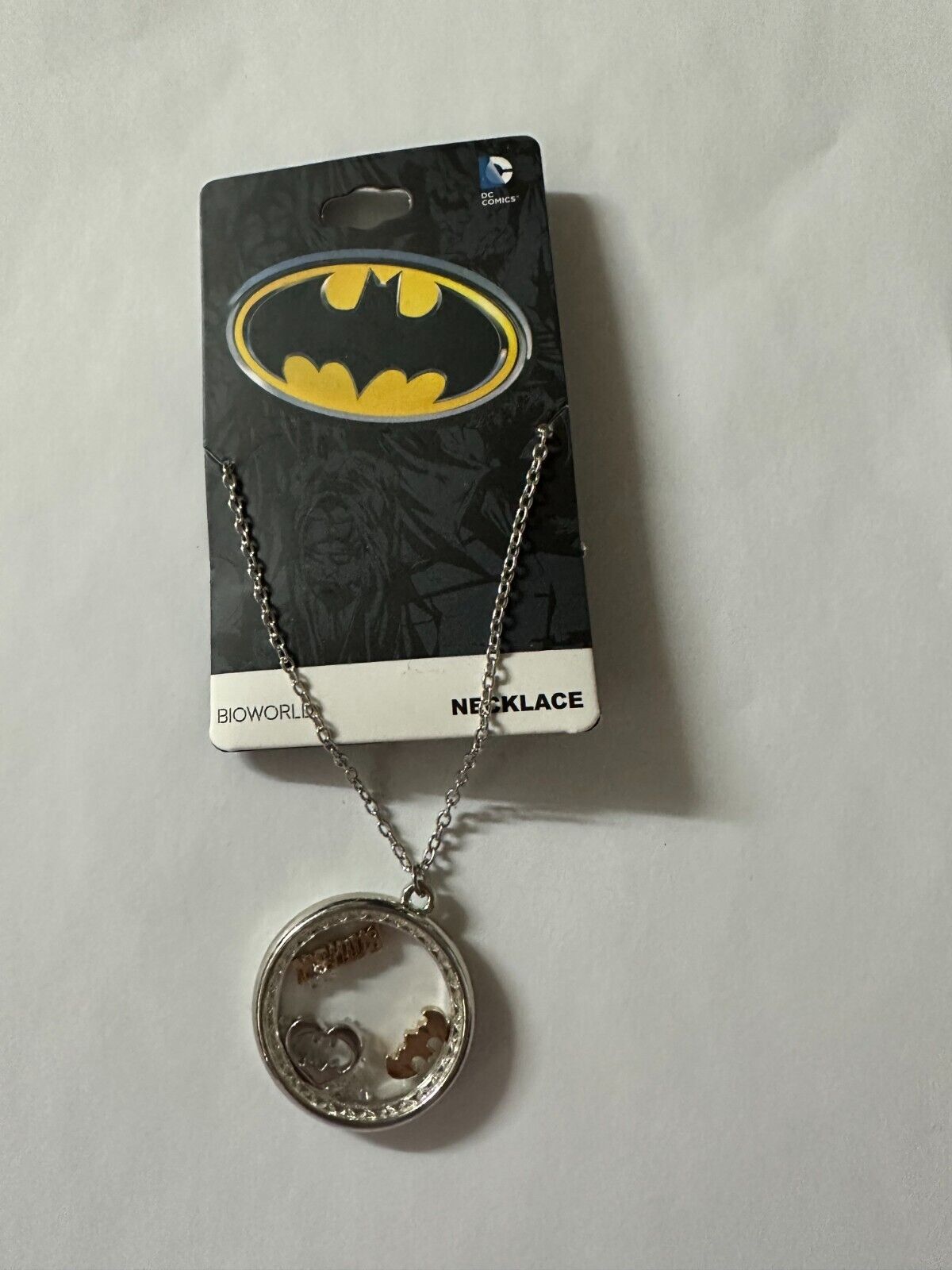 Batman Charm Shaker Necklace
