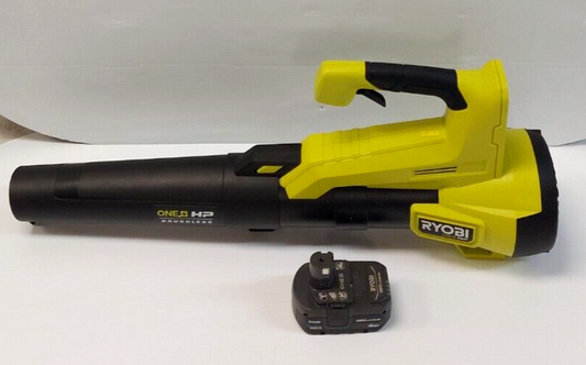 (N80642-1) Ryobi P21012VNM Leaf Blower with Battery
