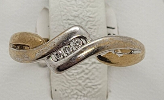 (NI-1557) Ladies 10K Dual Gold Ring
