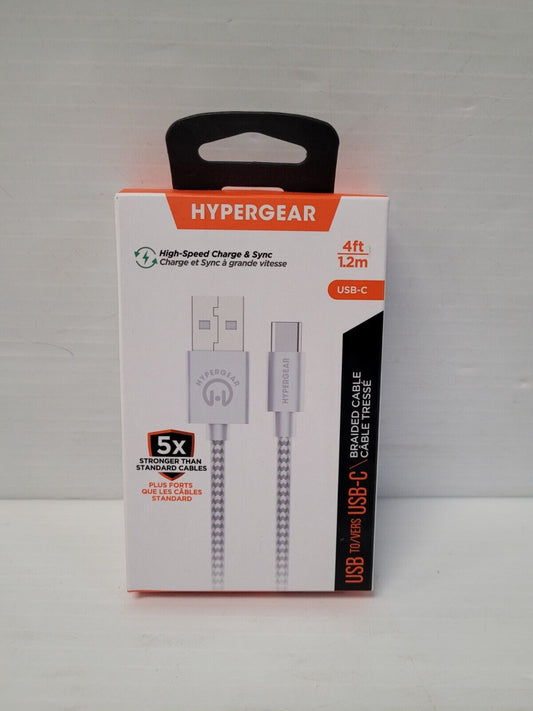 (NI-19267) Hypergear USB-A to USB-C 4' Cable
