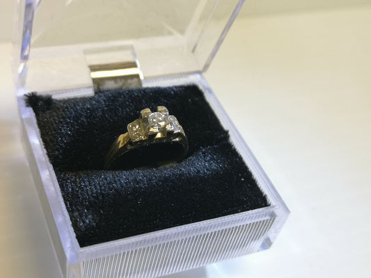 (N5438) 14K&18K Duo Gold Ladies Ring w/ Diamonds