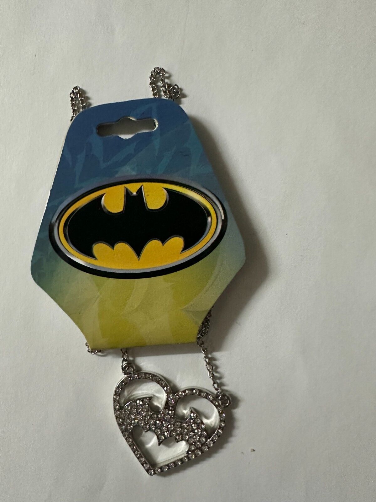 (LUP) Batman Heart Necklace