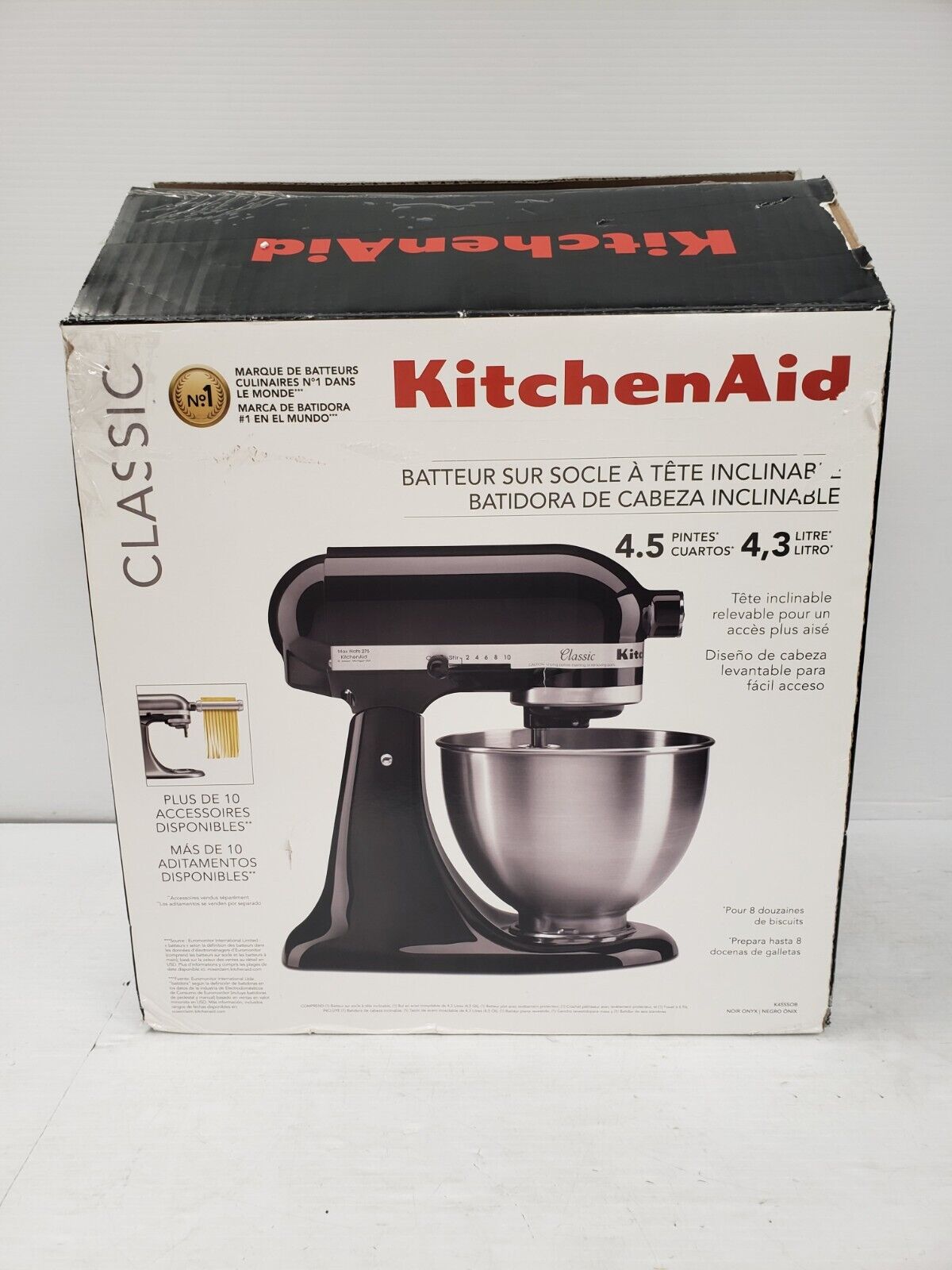 (55483-2) Kitchen Aid K45SSOB Mixer