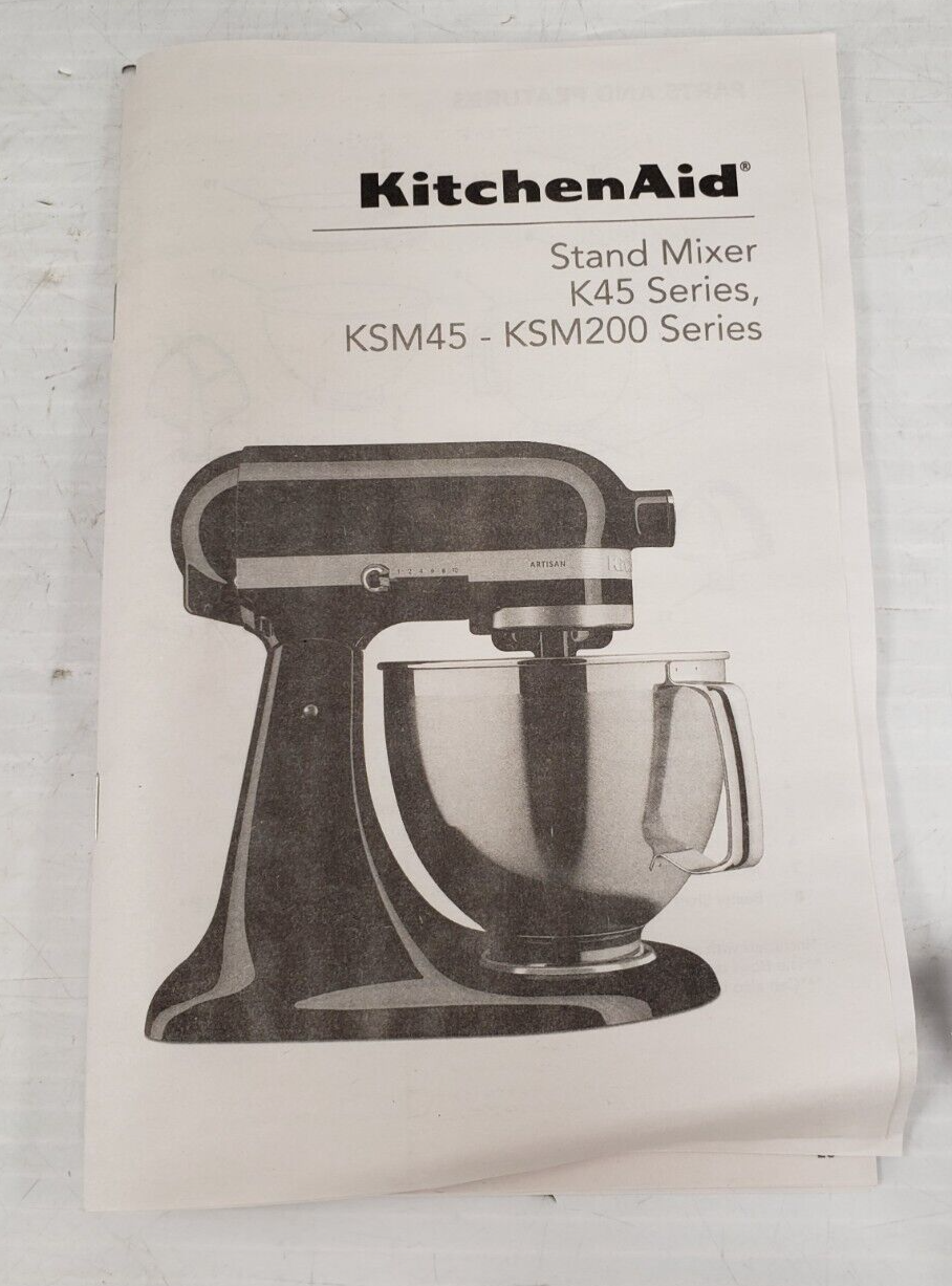 (55483-2) Kitchen Aid K45SSOB Mixer
