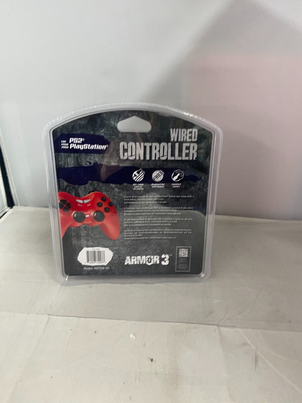 (LUP) Armor 3 Wired Controller For PlayStation 1 and 2