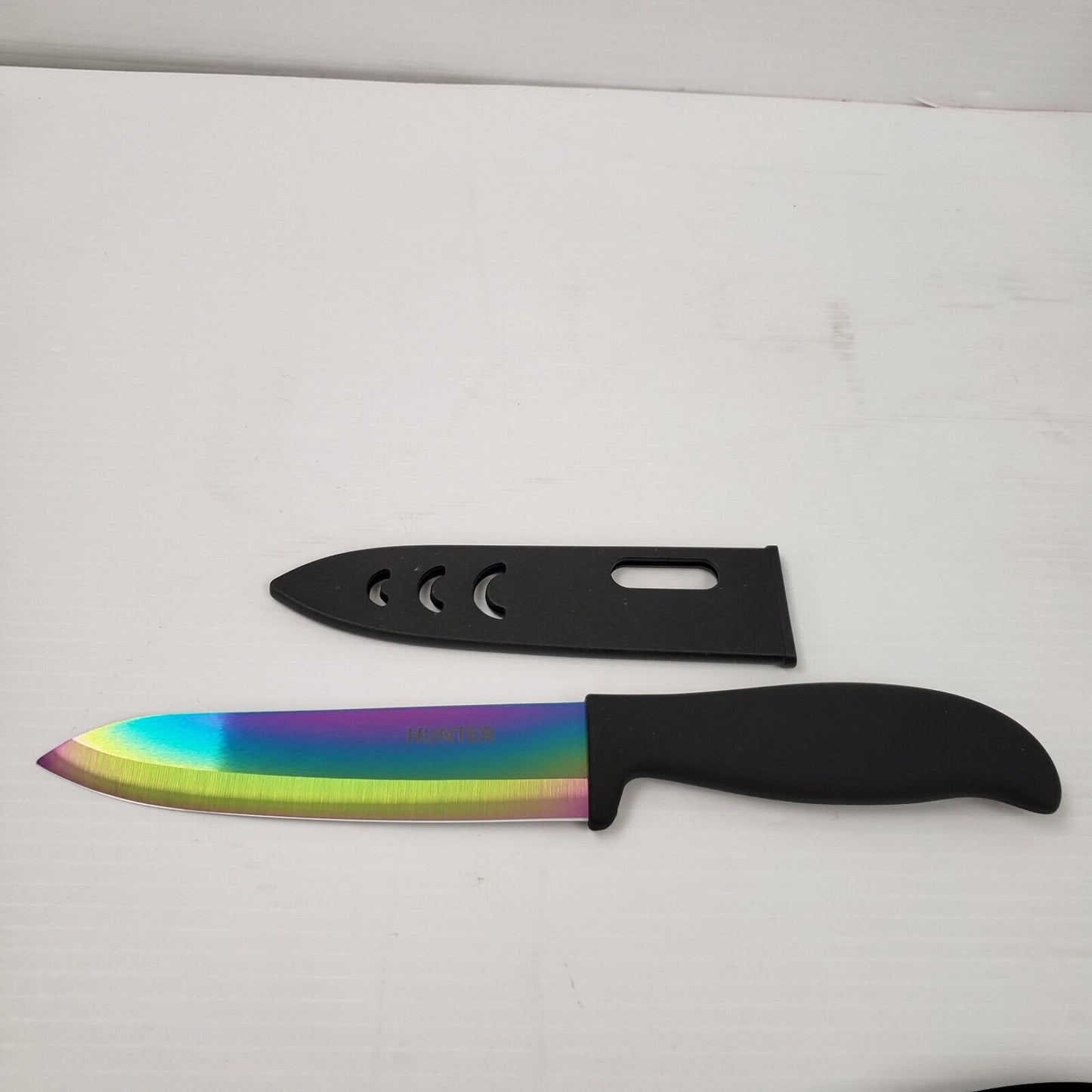 (28285-1) Ensemble de couteaux de cuisine Hunter 4 pièces avec support