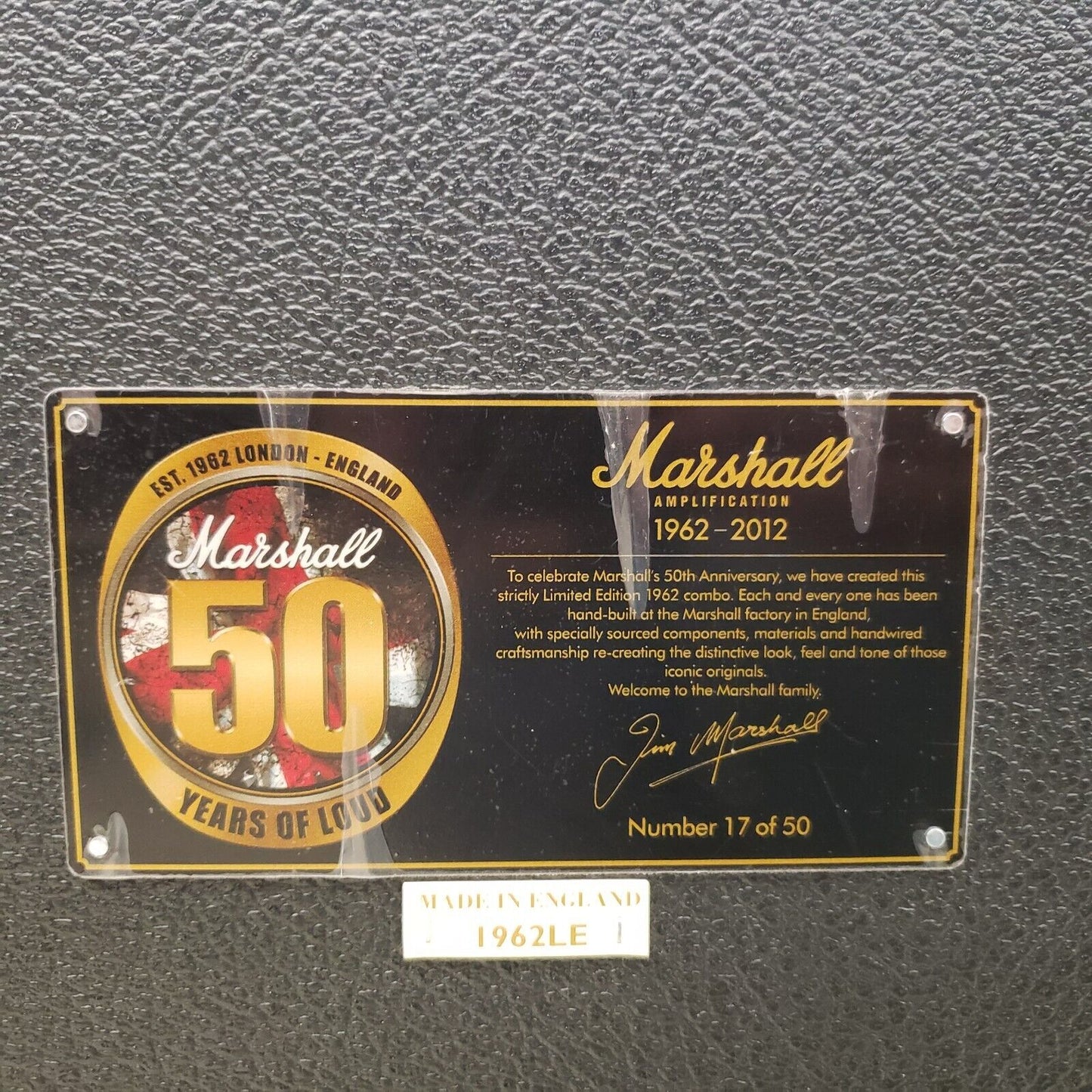(I-8730) Marshall 1962LE 50th Anniversary Bluesbreaker Guitar Amp