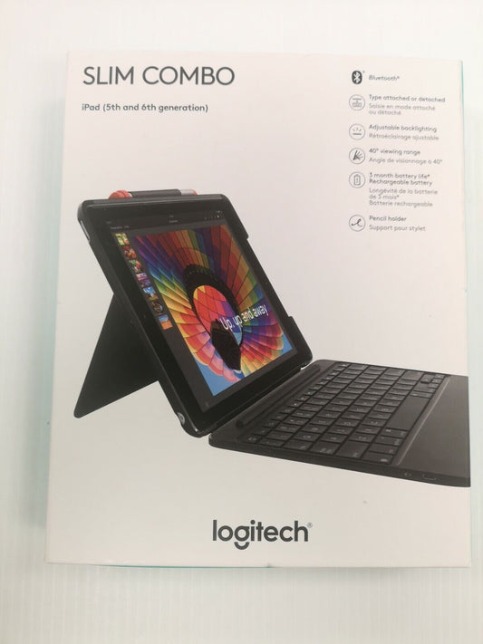 (N08821) Logitech Slim Combo iPad Case